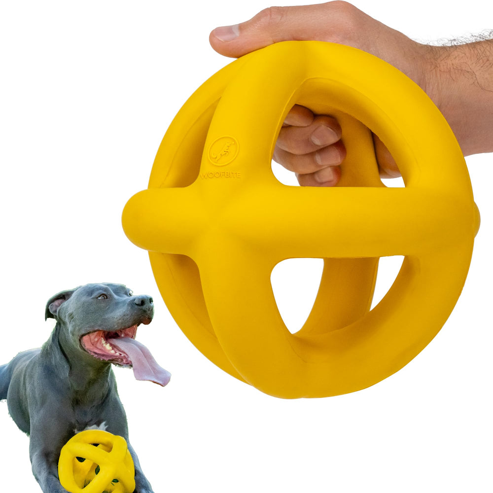 WoofBite giant-xl-ball chew action for powerful chewers.