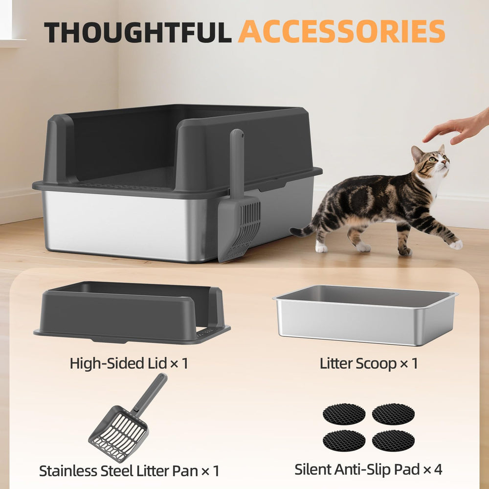 WoofiGo included scoop image promotes convenient litter maintenance
