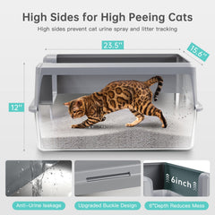 WoofiGo litter box buckle connection shows stable setup