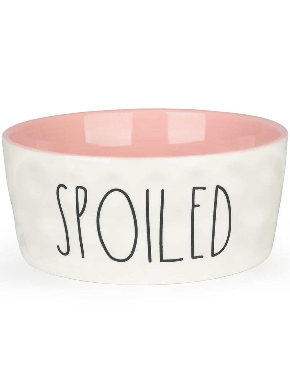 WoofinPets 70oz ceramic dog bowl with 8-inch diameter for large dogs' meals