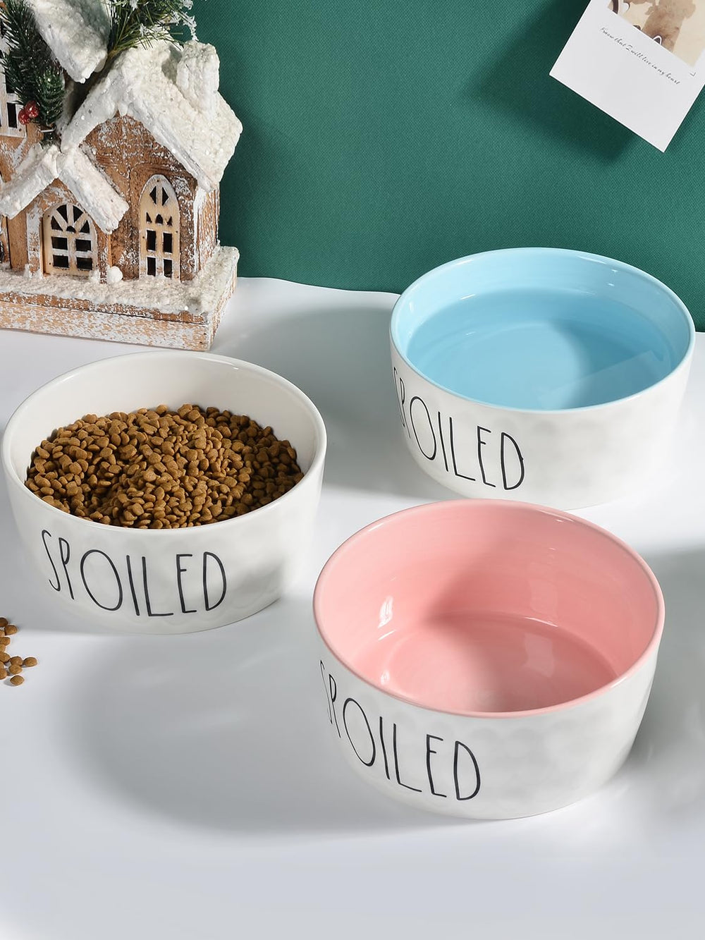 WoofinPets unglazed bottom provides grip to reduce sliding