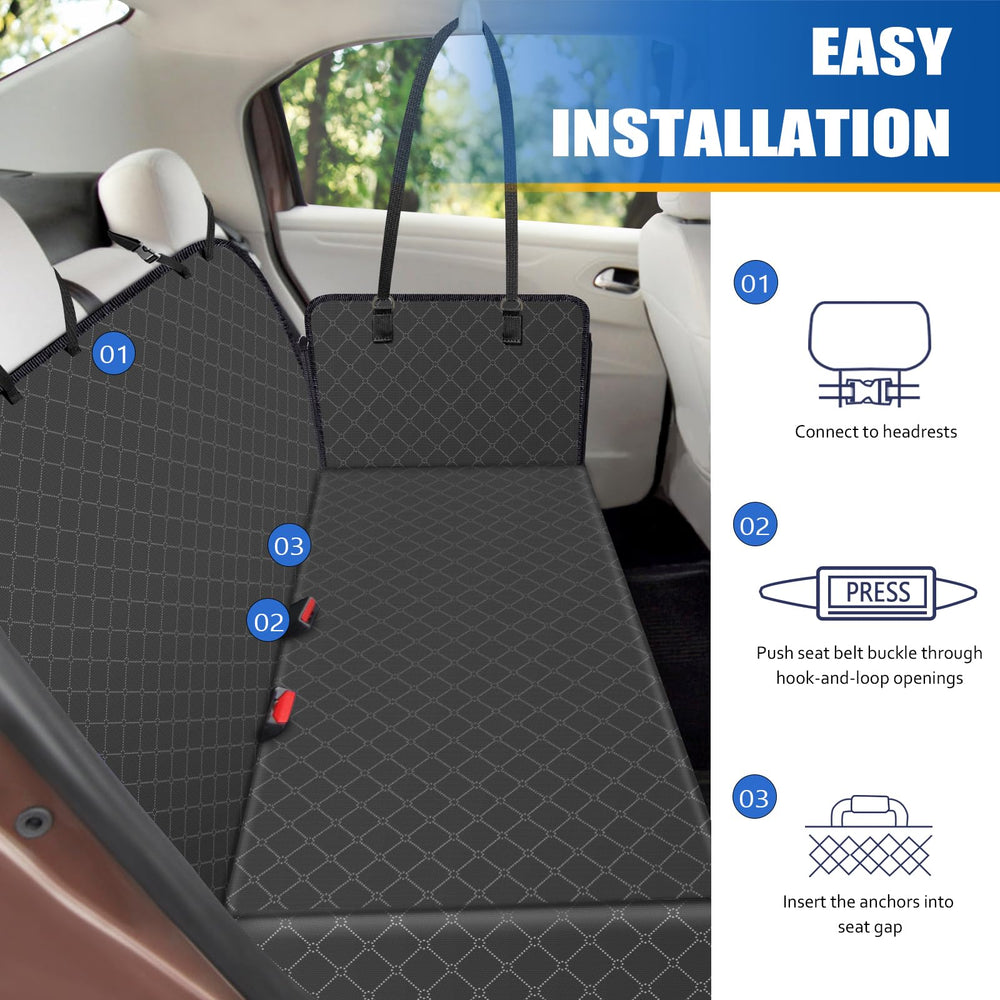 WoofKnows diseño ergonómico para modelos: se adapta a sedanes, camionetas y vehículos grandes.