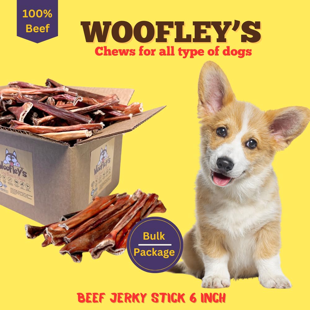 Natural ingredients highlight Woofley's Esophagus Stick texture and safety versus synthetic chews.