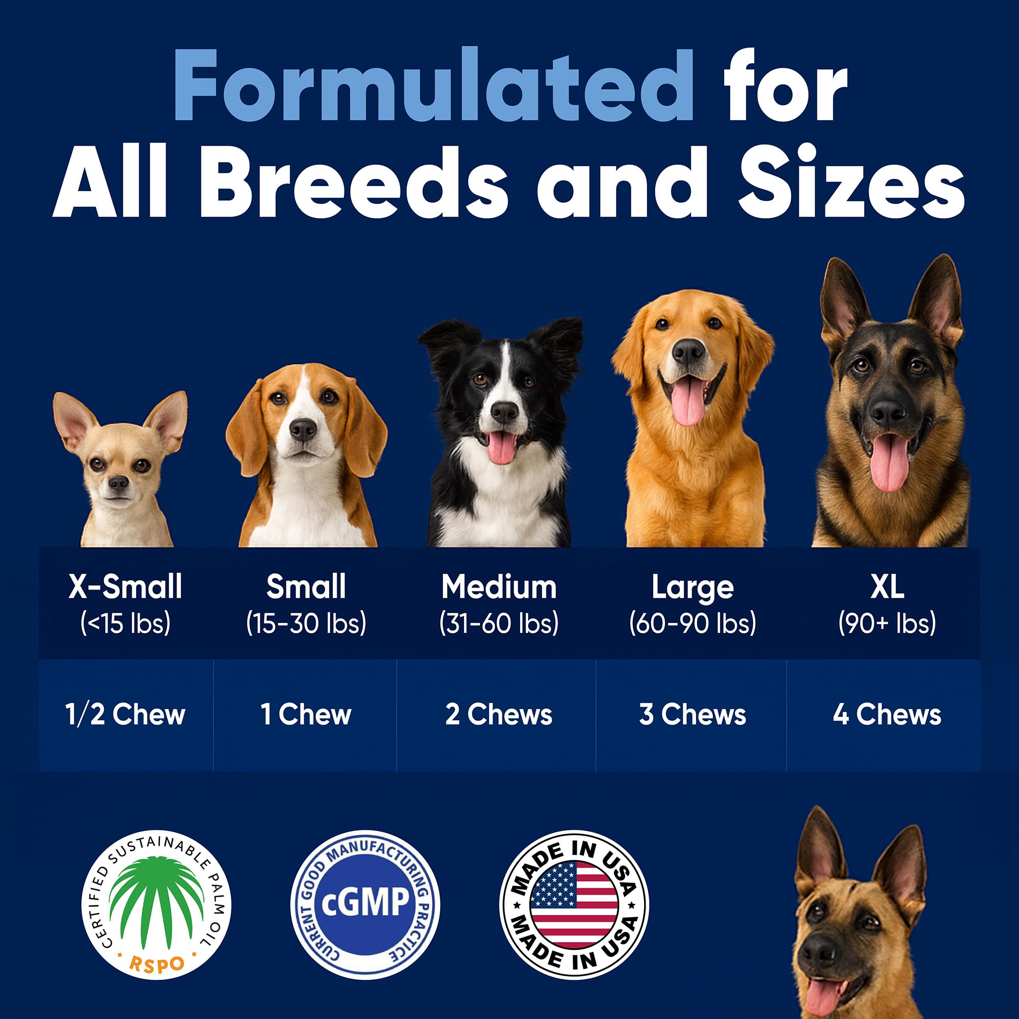 Woofy small-medium dog hip-health chews shown for mobility