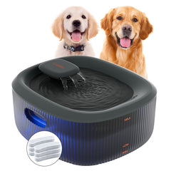 WOPET dog water fountain large-capacity reservoir for multi-pet homes