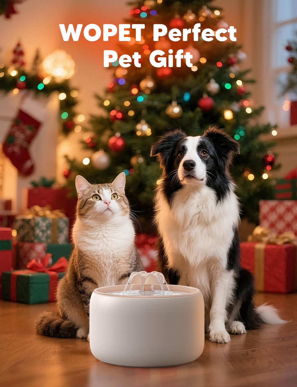 WOPET W03 Lite close-up pump emphasizes ultra-quiet operation for calm pets