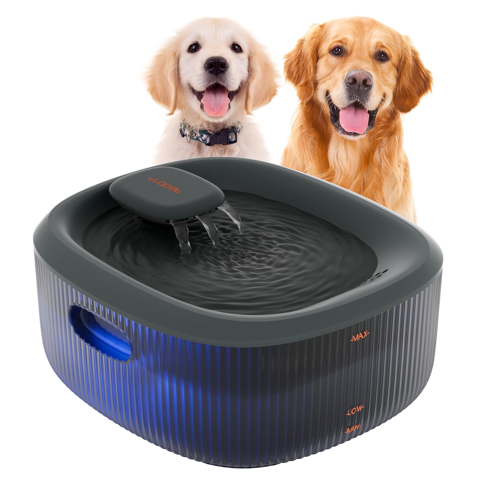 WOPET water fountain 6L capacity enables multi-pet hydration with fewer refills.