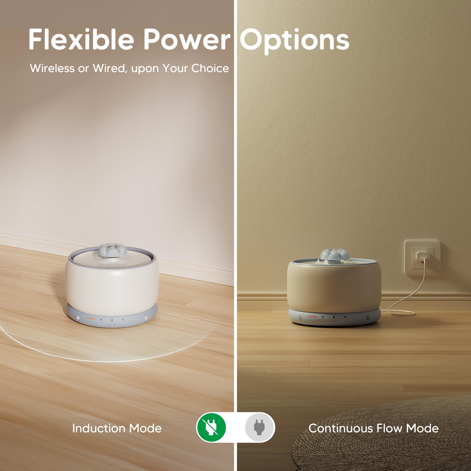 WOPET battery 5000mAh indicator demonstrates long-lasting cordless power