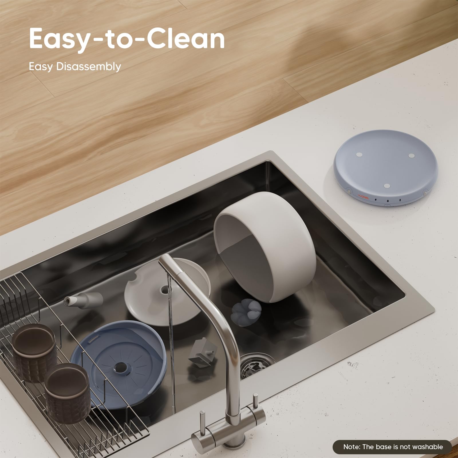 WOPET fountain quiet operation is ideal for living rooms and bedrooms