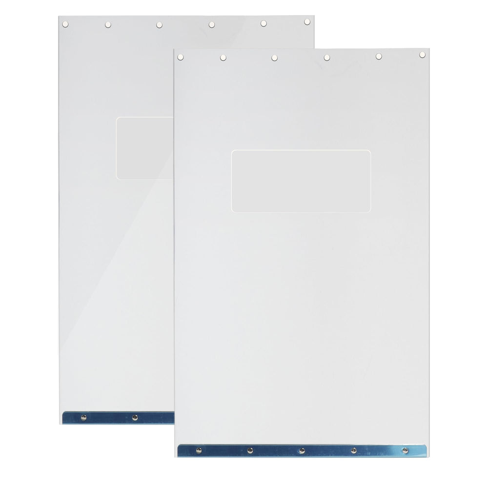 Wordcam two-pack weatherproof dog door flap paired flaps for easy replacement.