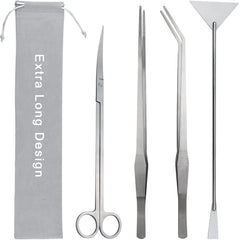 WORFACE aquarium aquascape tools kit spatula close-up for sand leveling and substrate smoothing.
