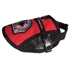 WORKINGSERVICEDOG vest shows emotional support patch for clear role recognition.