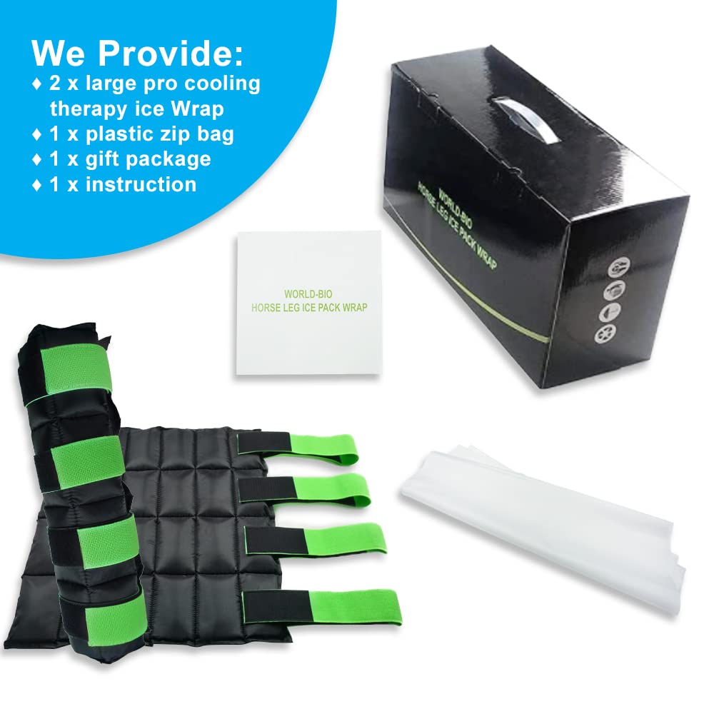 WORLD-BIO horse ice boots soft comfort-fit while wearing.