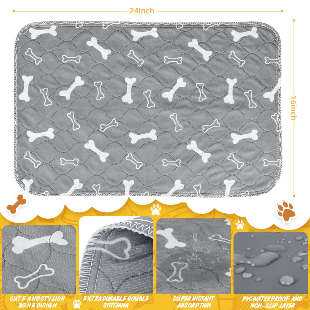 Wortade 6pack washable pee pad absorption-test close-up demonstrates high absorption for accidents.