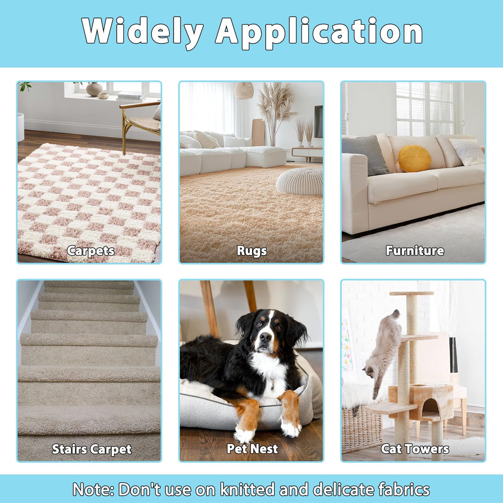 WOSWOK durable metal construction supports years of repeated pet-hair cleaning.