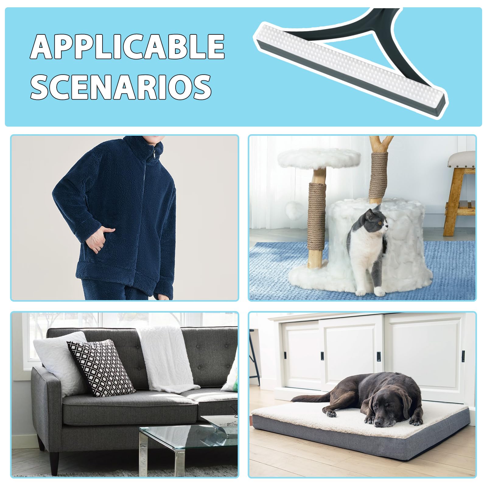 WOSWOK tool helps clean under furniture for a thorough refresh.