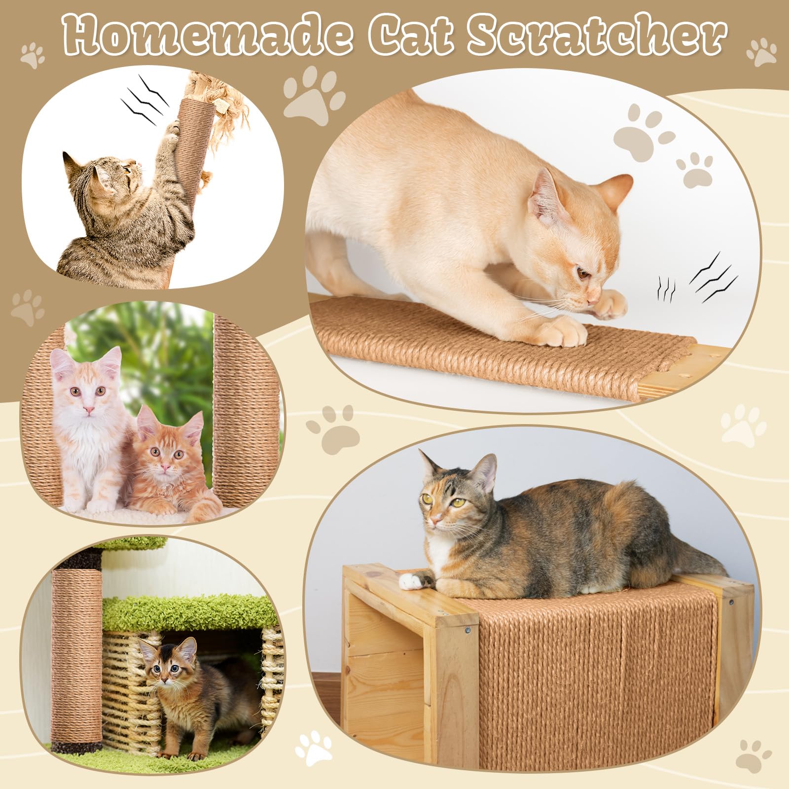 Wowangce cat-tree wrap demonstrates customization for a refreshed look.