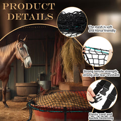 Wowangce hay nets adjustable fit for stock tanks of different sizes.