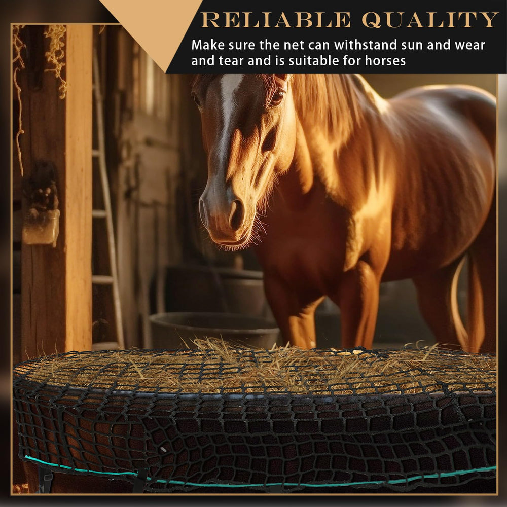 Wowangce hay nets suitable for barn, stable, or paddock usage.
