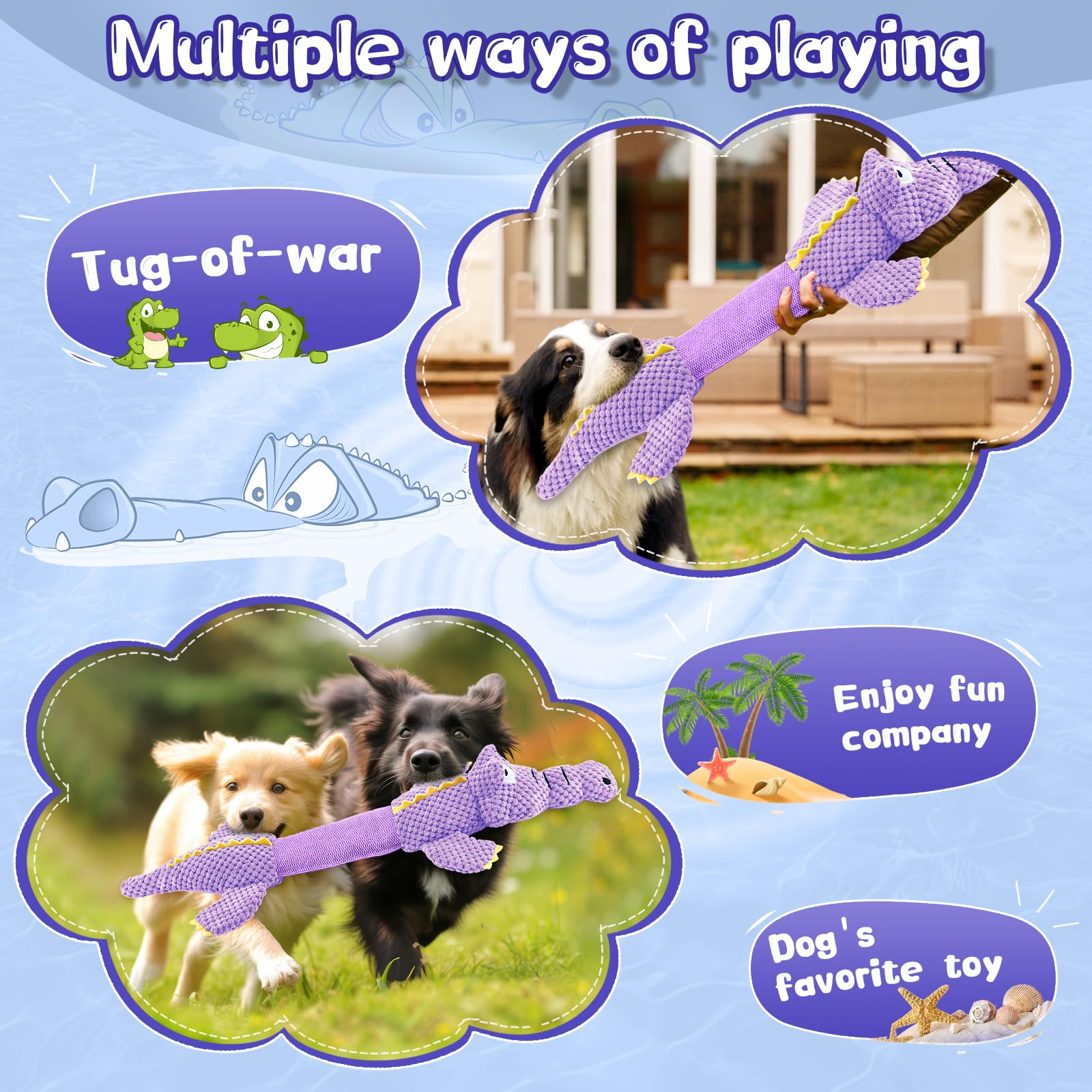 WOWBALA plush toy includes crinkle paper for sensory variety