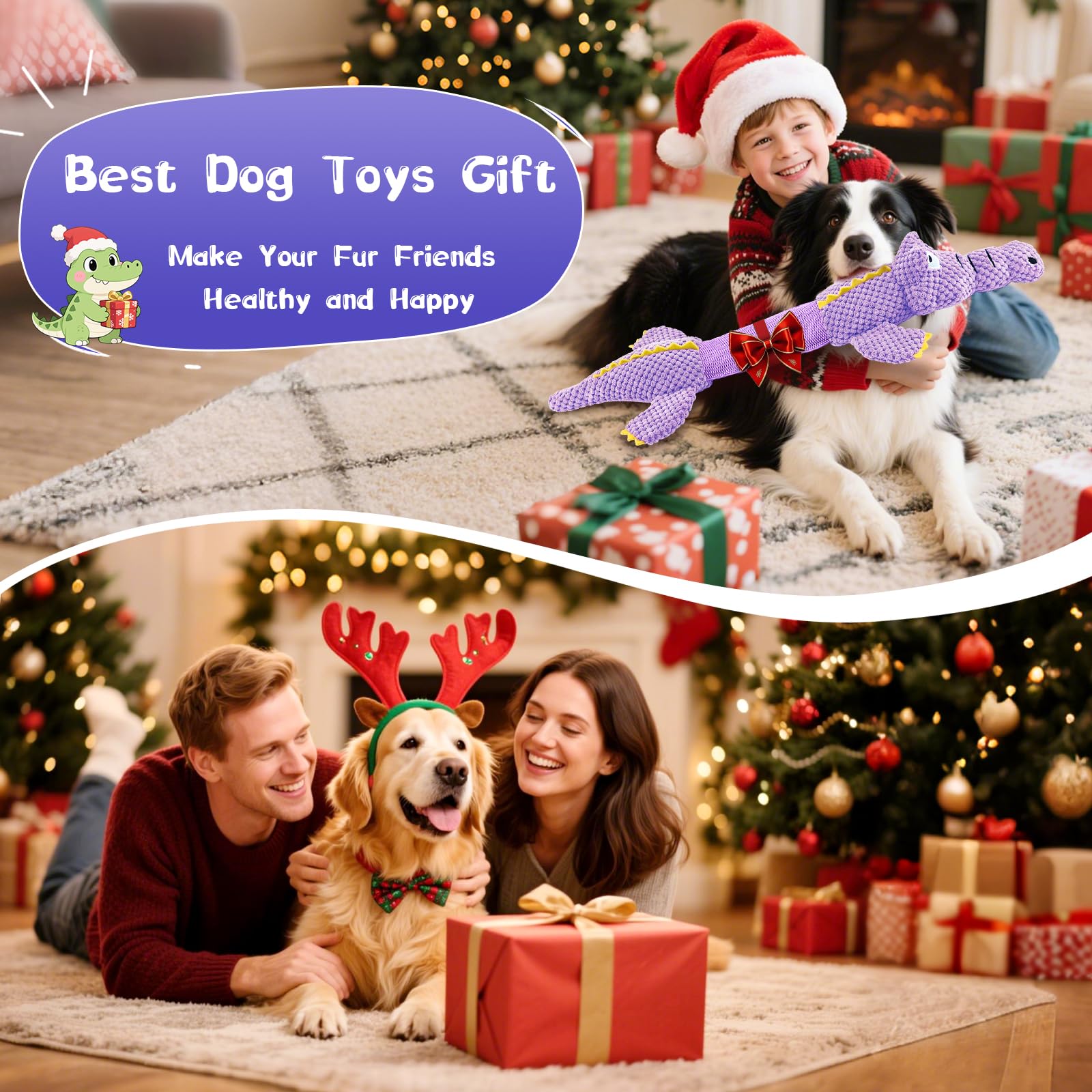 WOWBALA gift-ready dog toy ideal for birthdays and holidays