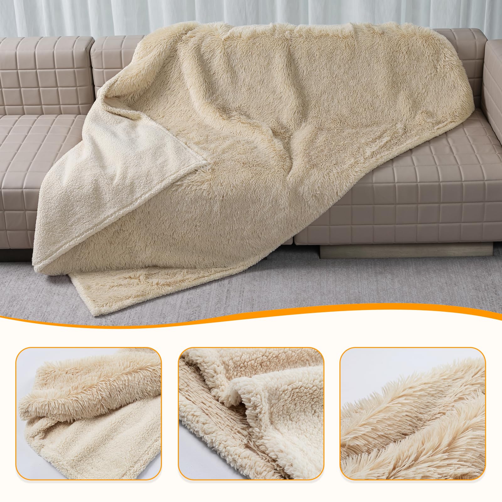 Wowchine calming dog blanket bed cover ideal for small beds and easy travel.