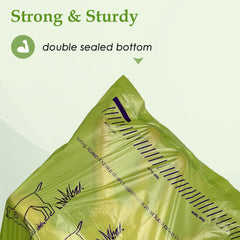 Wowflash bolsas de desechos con lavanda, en rollos, fáciles de usar con dispensador.