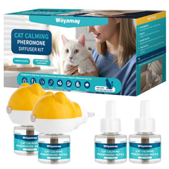 Woyamay cat calming diffuser two-diffusers kit for steady calming signals