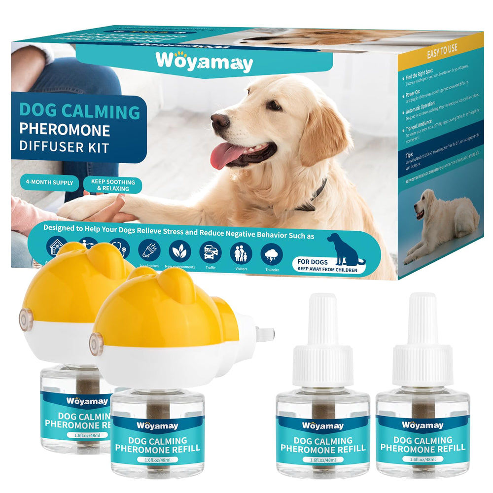 Woyamay dog calming diffuser two diffusers provide steady calming signals