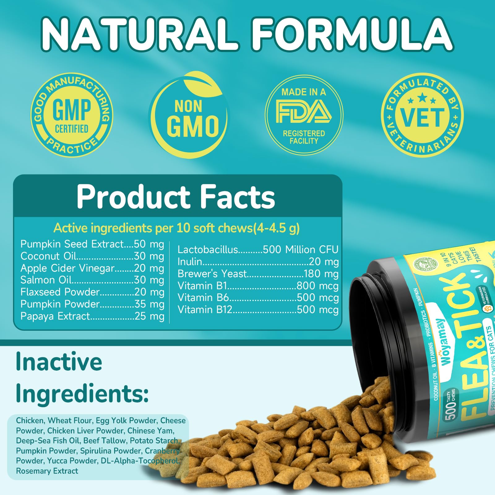 Woyamay probiotics aid digestive health and gut balance