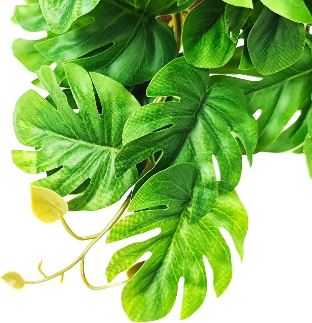 Woyrise reptile plants safe material keeps terrarium décor non-toxic for pets.
