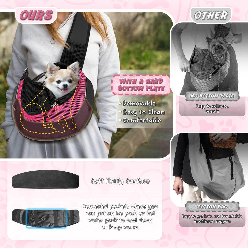 WOYYHO adjustable thickened shoulder straps with padding improve comfort during walks