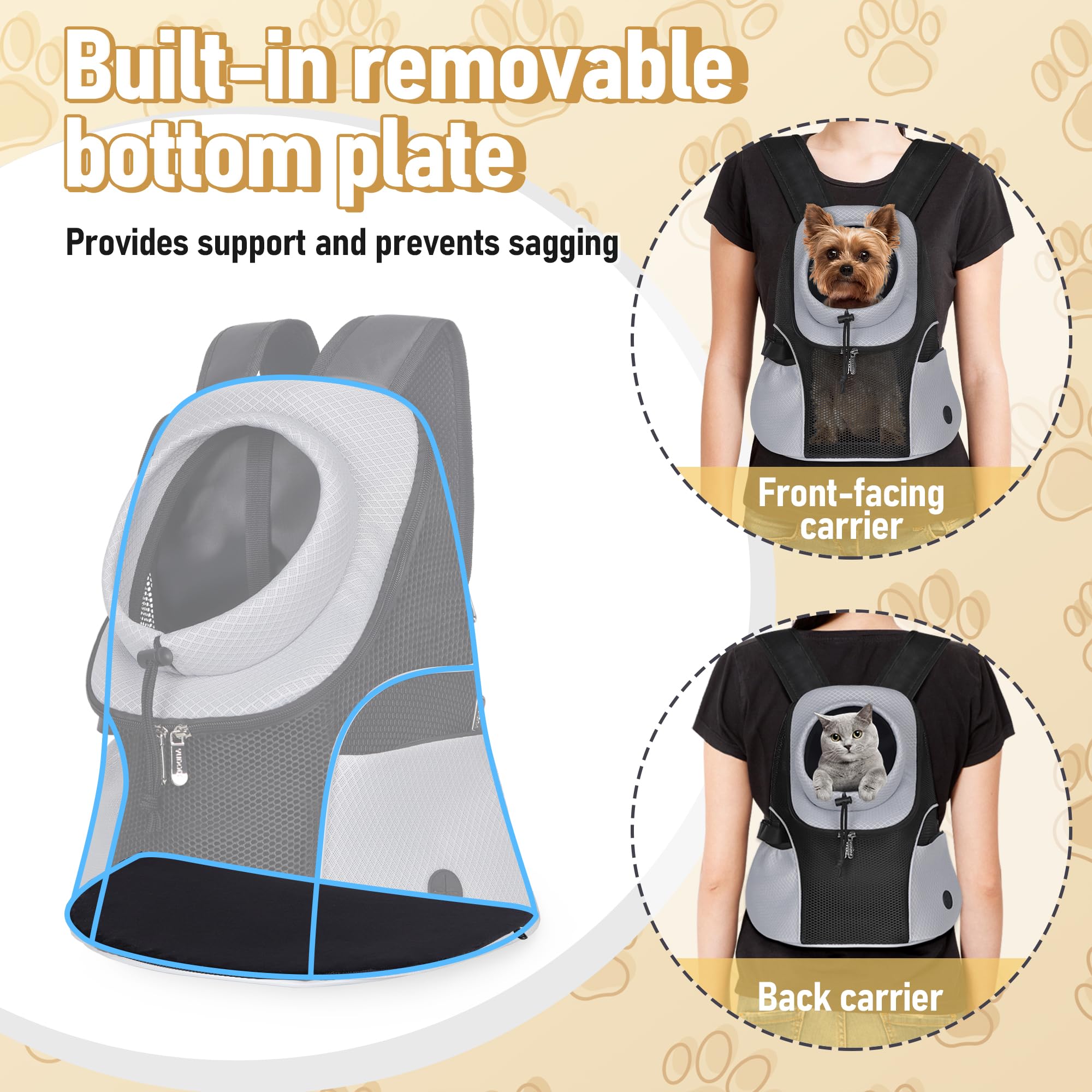 WOYYHO removable baseplate inside image demonstrates added stability and easy cleaning