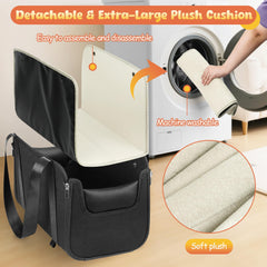 WOYYHO console dog car seat safety tether prevents slipping during sudden braking.