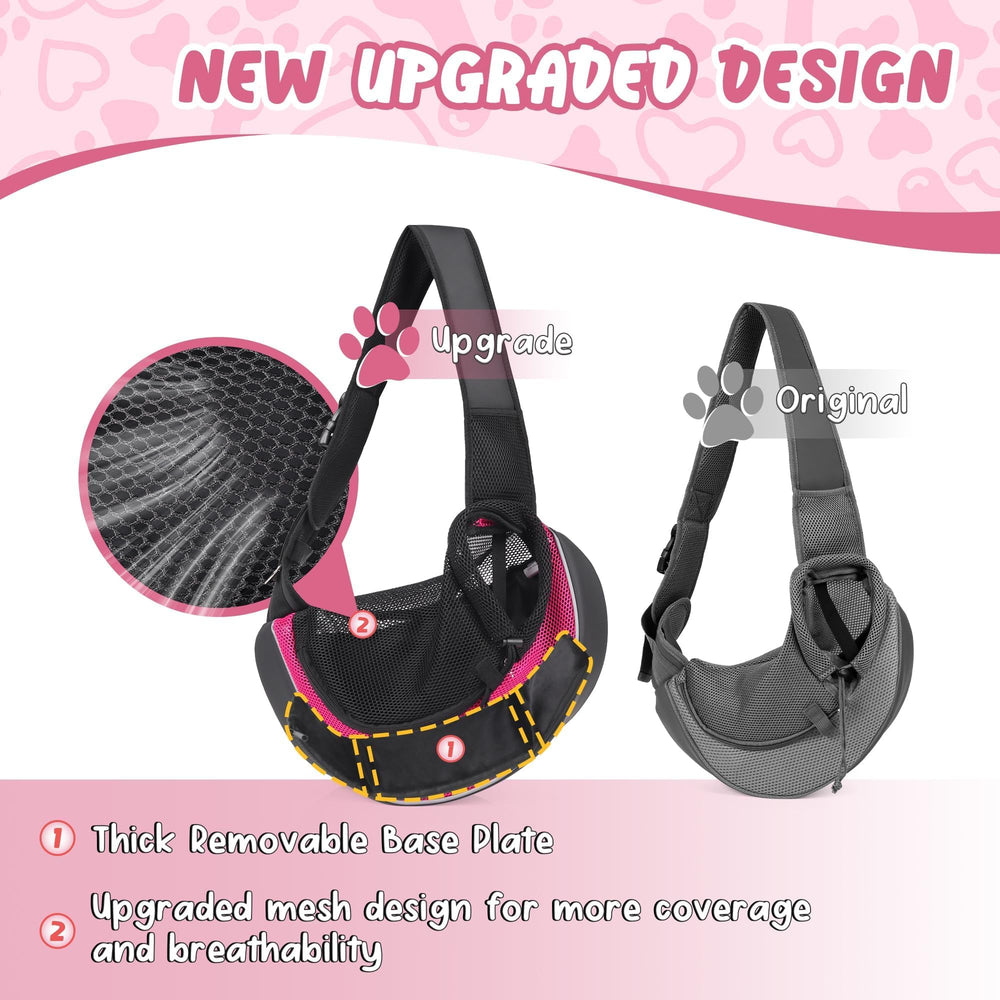 WOYYHO detachable hard-bottom inside view shows sturdy support for small pets