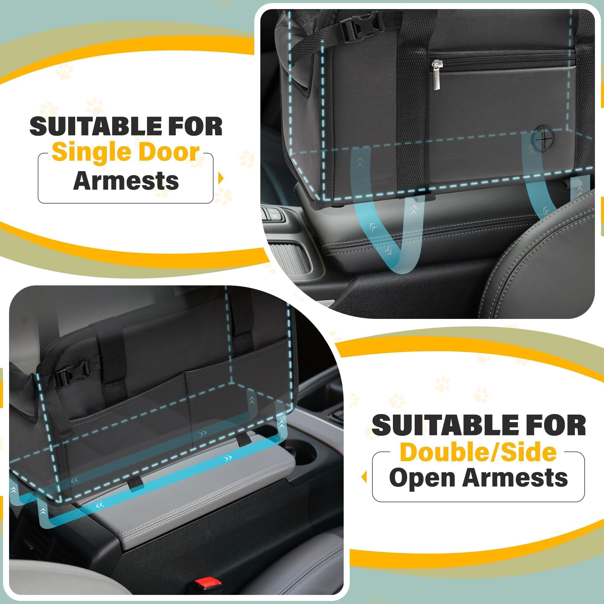 WOYYHO ventilated top design improves airflow for calmer journeys.