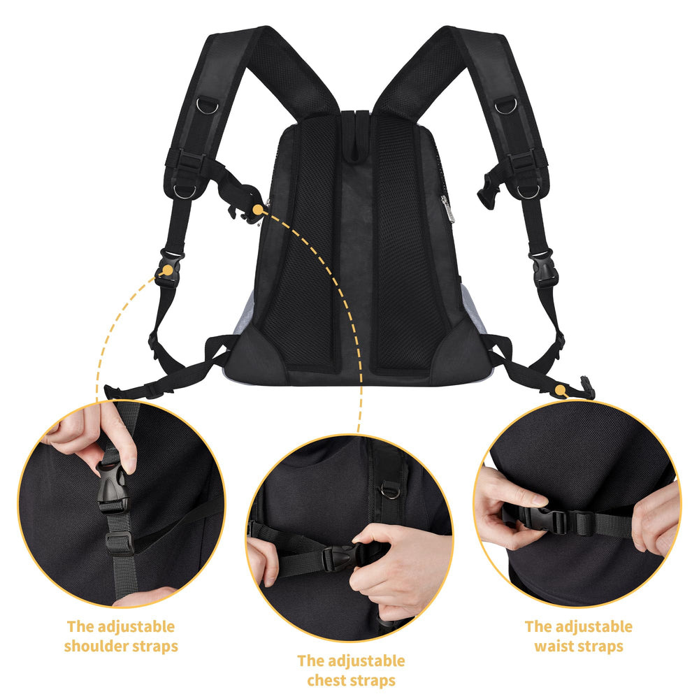 WOYYHO dog carrier back-pack size-m measurement guide helps choose the right fit.