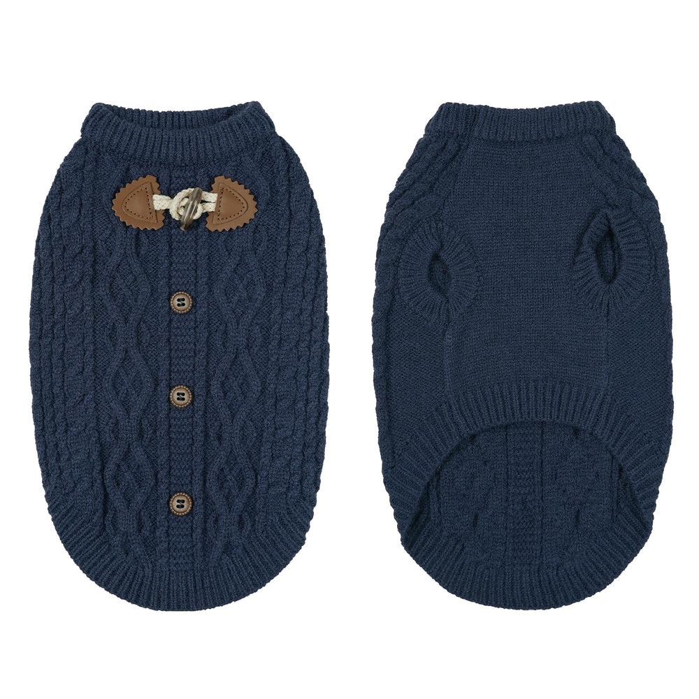 WOYYHO navy model-wearing shot shows versatile cold-weather styling