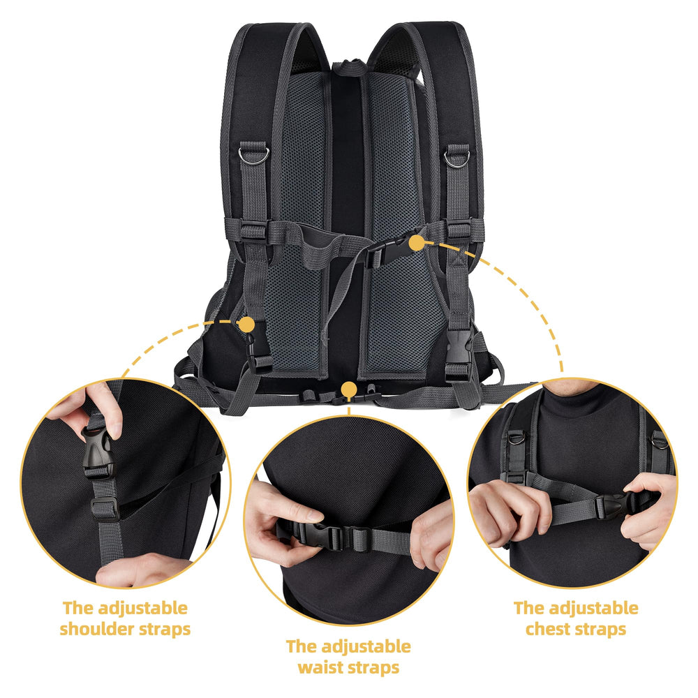WOYYHO safety leash feature keeps your dog secured during movement.