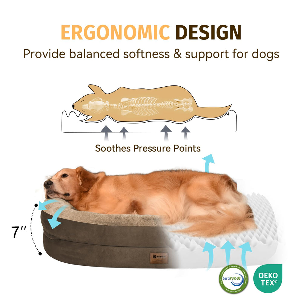 WOZOKE 360-degree surround design with bolsters for neck comfort