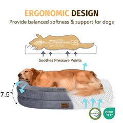 WOZOKE bolster headrest highlights neck support for curled sleepers