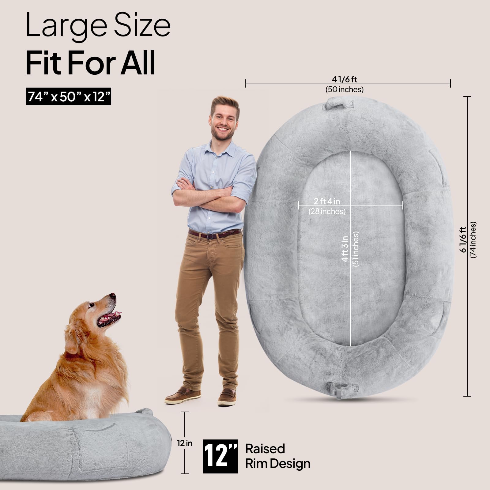 WOZOKE non-slip bottom ensures stable placement on floors