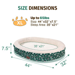 WOZOKE large dog bed bolsters offer a cozy headrest for curling or lounging.