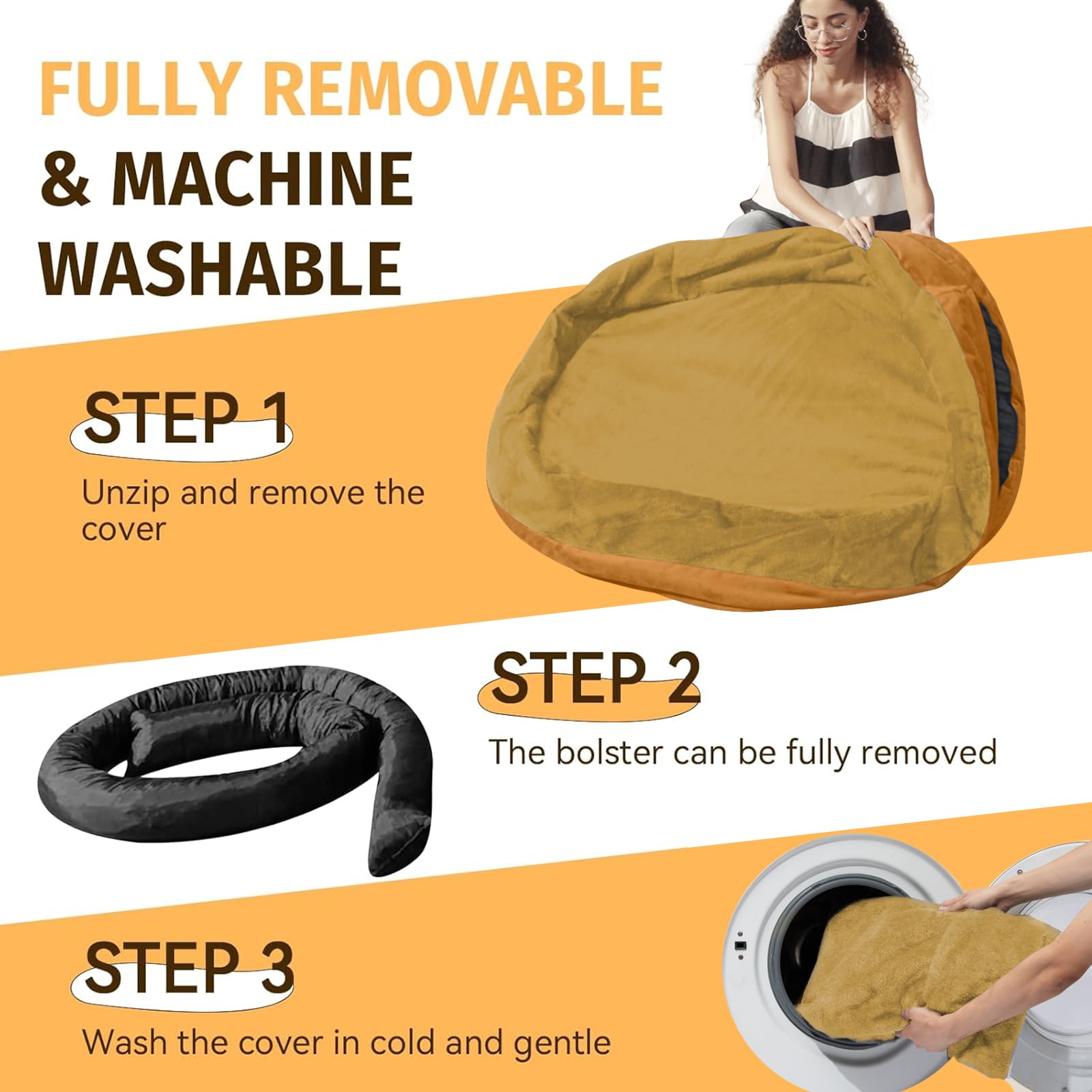 WOZOKE ultra soft fleece material providing warm comfort