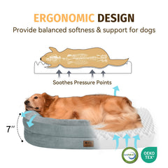 WOZOKE waterproof removable cover keeps bed easy to clean and fresh