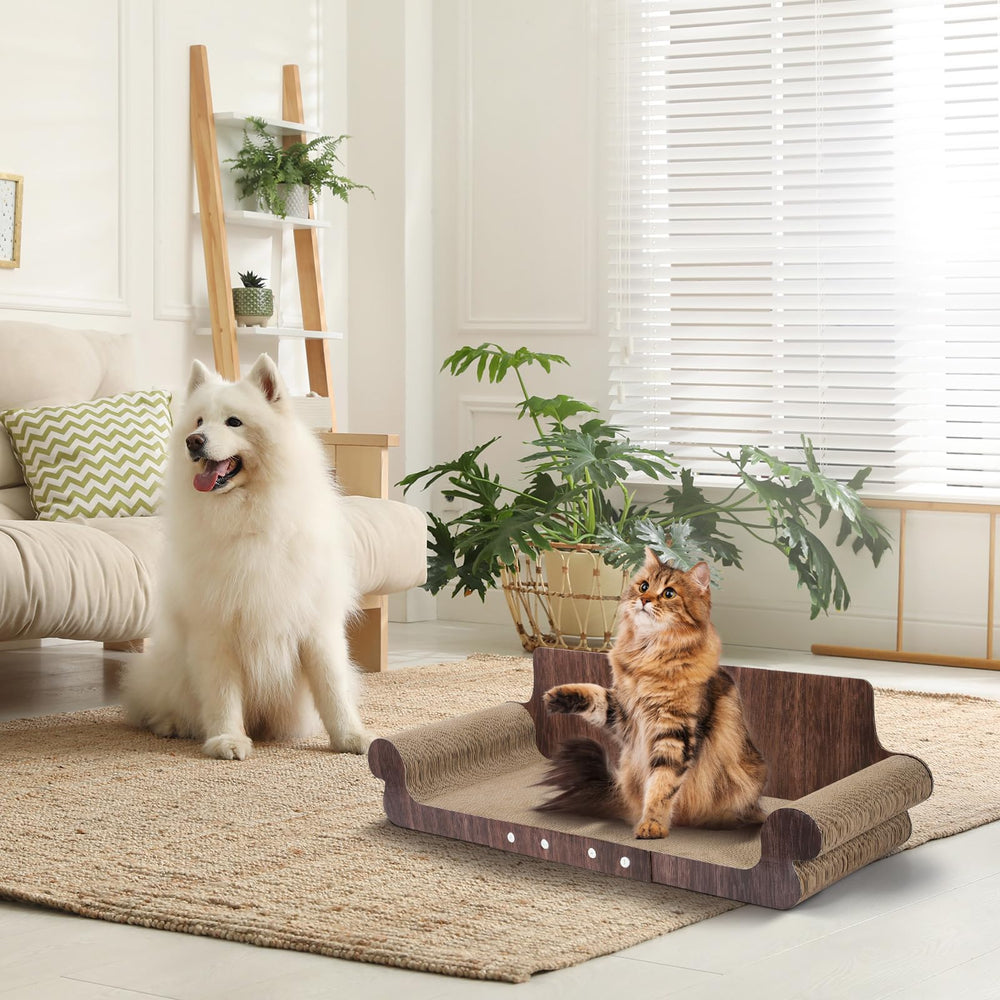 wpvpaw multi-cat-spacious-scratcher-lounger suits households with several felines.