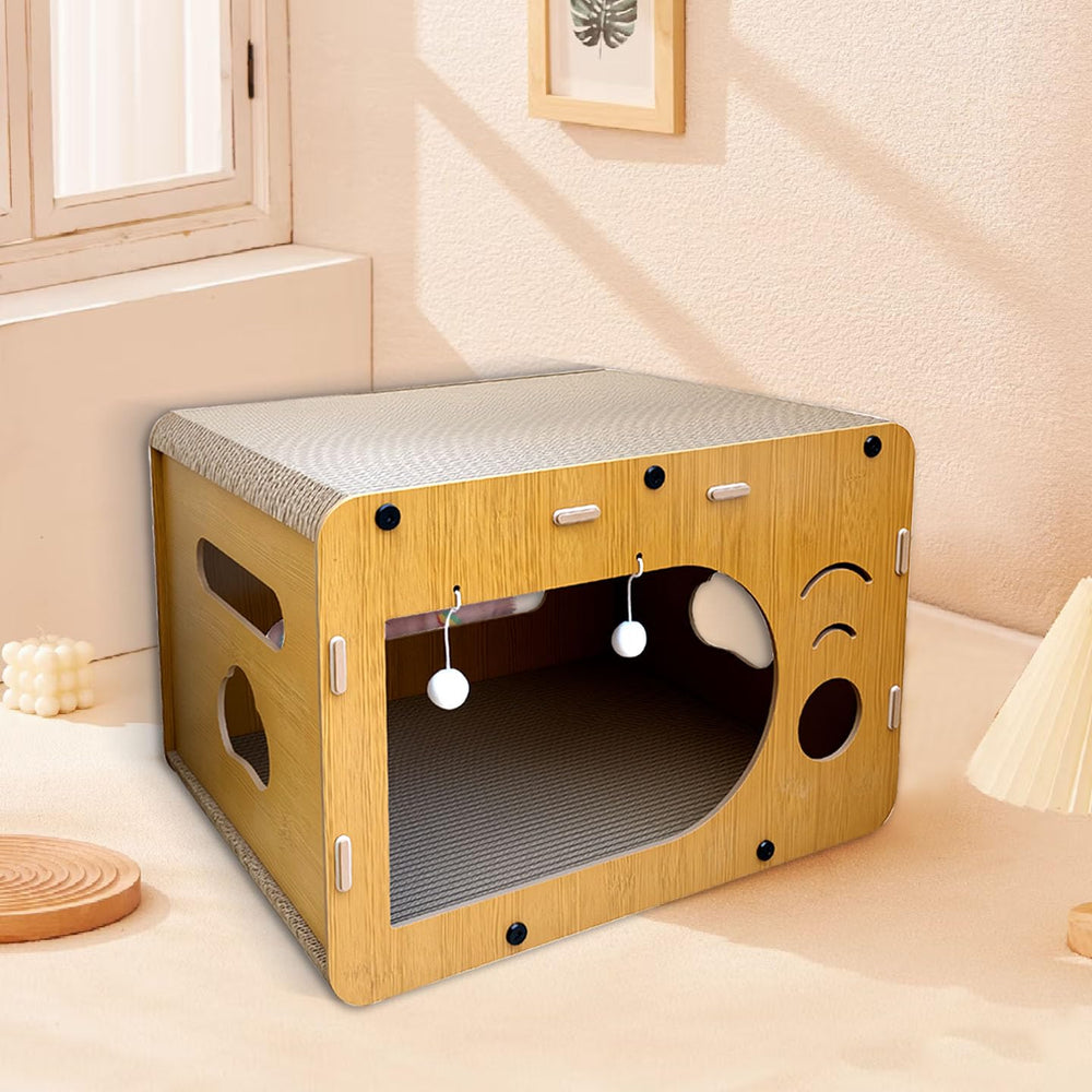 WRBTA cat scratchpad protects furniture with a durable claw-scratching surface.