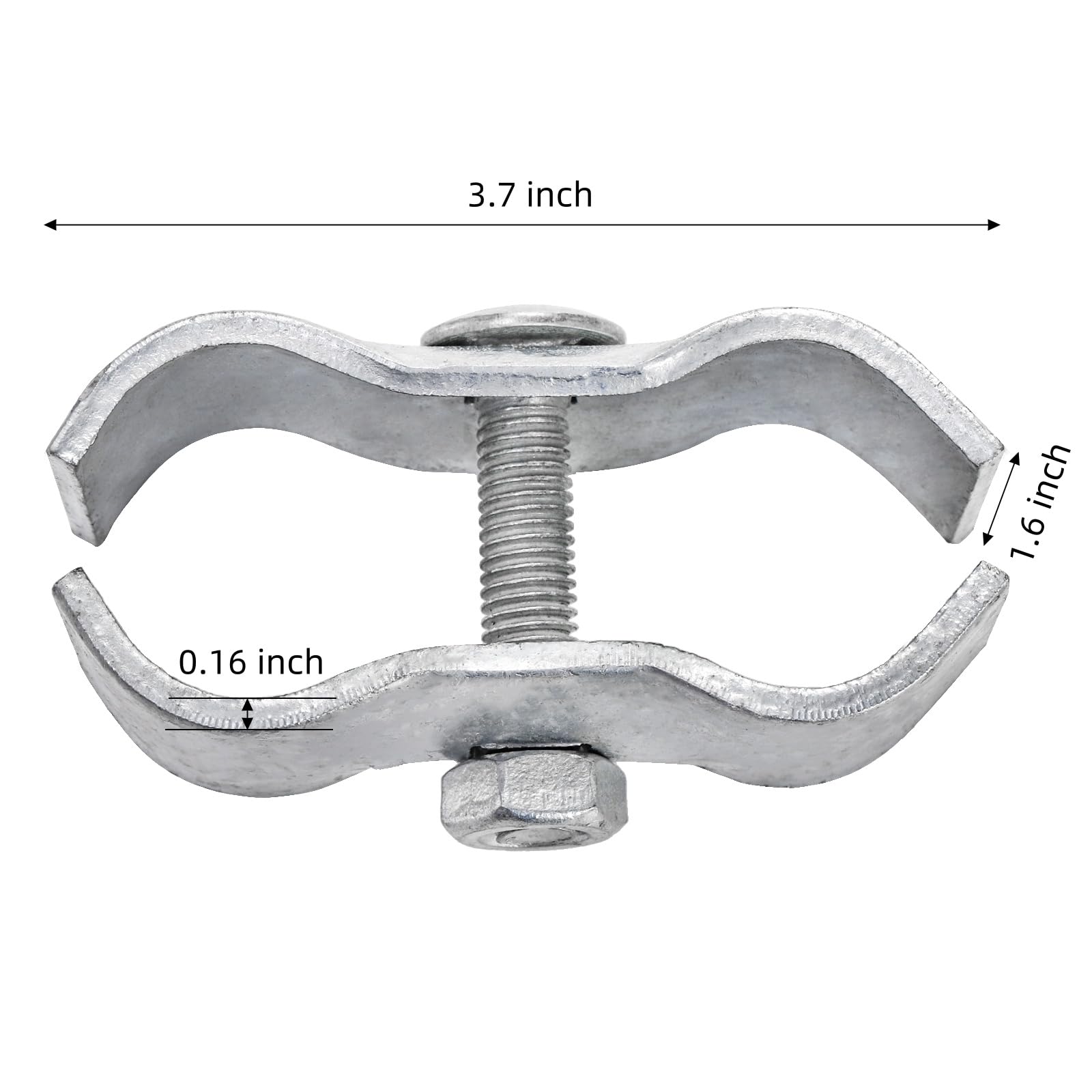 WRINGKIT 1-3/8-inch fence panel clamp provides strong chain-link connections.