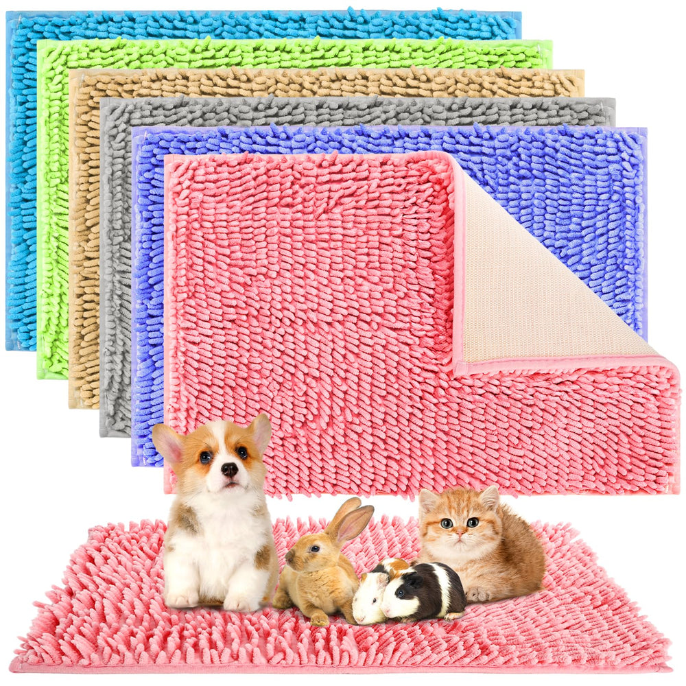 WRINGKIT guinea pig mats color pack demonstrates six colors for easy rotation and cleanliness.