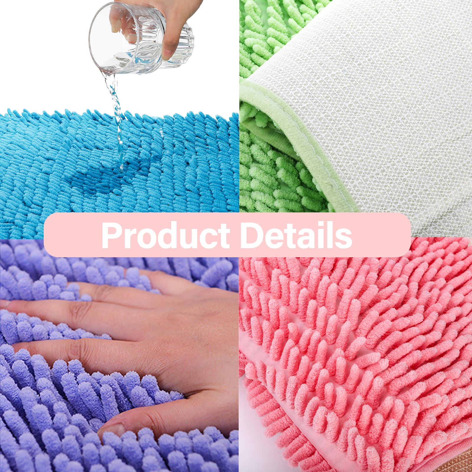 WRINGKIT guinea pig mats non-slip back keeps liners in place.